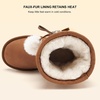 image:imageStelle Kids Winter Boots Girls Boys Snow High Ankle BootsChestnut