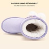 image:imageStelle Kids Winter Boots Girls Boys Snow High Ankle BootsLavender