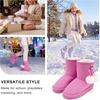 image:imageStelle Kids Winter Boots Girls Boys Snow High Ankle BootsTaffy Pink