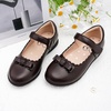 image:imageStelle School Shoes for Girls Bow Mary Jane Dress ShoesBrown