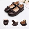 image:imageStelle School Shoes for Girls Bow Mary Jane Dress ShoesBrown