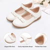 image:imageStelle School Shoes for Girls Bow Mary Jane Dress ShoesWhite