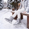 image:imageStelle Toddler Snow Boots Girls Lightweight Warm Winter ShoesGrey