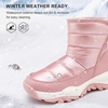 image:imageStelle Toddler Snow Boots Girls Lightweight Warm Winter ShoesPink