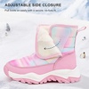 image:imageStelle Toddler Snow Boots Girls Lightweight Warm Winter ShoesTie Dye Pink