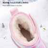 image:imageStelle Toddler Snow Boots Girls Lightweight Warm Winter ShoesTie Dye Pink