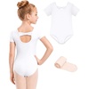 image:imageStelle Girls Bow Back Leotard with Footed Tight for BalletDanceGymnasticsWhite
