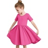 image:imageStelle Girls Cotton Short Sleeve Twirl Skater Dress 3T12YA02dreamhouse Pink Without Pocket
