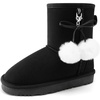 image:imageStelle Kids Winter Boots Girls Boys Snow High Ankle BootsBlack