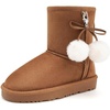 image:imageStelle Kids Winter Boots Girls Boys Snow High Ankle BootsChestnut