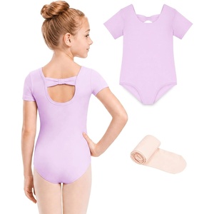 image:imageStelle Girls Bow Back Leotard with Footed Tight for BalletDanceGymnasticsPurple