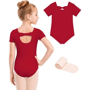 image:imageStelle Girls Bow Back Leotard with Footed Tight for BalletDanceGymnasticsRed