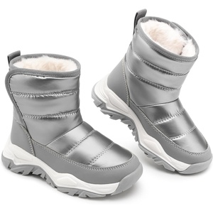 image:imageStelle Toddler Snow Boots Girls Lightweight Warm Winter ShoesGrey
