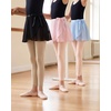 image:imageStelle Footless Dance Tights for Girls Ballet Kids Toddler 2T15YBallet Pinklight Tan