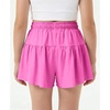 image:imageStelle Girls 2 in 1 Butterfly Shorts Flowy Athletic Shorts with PocketCotton Candy