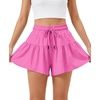 image:imageStelle Girls 2 in 1 Butterfly Shorts Flowy Athletic Shorts with PocketCotton Candy