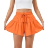 image:imageStelle Girls 2 in 1 Butterfly Shorts Flowy Athletic Shorts with PocketOrange