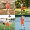 image:imageStelle Girls 2 in 1 Butterfly Shorts Flowy Athletic Shorts with PocketOrange