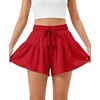 image:imageStelle Girls 2 in 1 Butterfly Shorts Flowy Athletic Shorts with PocketRed