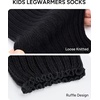 image:imageStelle Girls Ballet Leg Warmers Kids Knit Ruffle Legwarmer Dance WarmupBlack