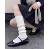 image:imageStelle Girls Ballet Leg Warmers Kids Knit Ruffle Legwarmer Dance WarmupCreme