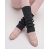 image:imageStelle Girls Ballet Leg Warmers Kids Knit Ruffle Legwarmer Dance WarmupHeather Charcoal