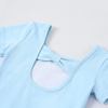 image:imageStelle Girls Ballet Leotards Toddler Dance Combo with Skirt and Tights2blue Bow Back