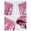 image:imageStelle Girls Metallic Hip Hop Pants Shiny Cargo Joggers PantMetal Pink
