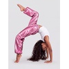 image:imageStelle Girls Metallic Hip Hop Pants Shiny Cargo Joggers PantMetal Pink