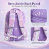 image:imageStelle Girls School Backpack Butterfly BookbagRL with Lunch Box FRainbow Lavender With Lunch Box