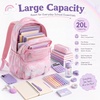 image:imageStelle Girls School Backpack Butterfly BookbagRL with Lunch Box FRainbow Pink With Lunch Box