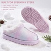 image:imageStelle Girls Slippers Kids Fuzzy House Shoes SlipOn Indoor OutdoorDream Frost