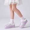 image:imageStelle Girls Slippers Kids Fuzzy House Shoes SlipOn Indoor OutdoorDream Frost