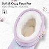 image:imageStelle Girls Winter Boots Warm Fur Lined Snow BootsDream Frost
