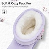 image:imageStelle Girls Winter Boots Warm Fur Lined Snow BootsLavender