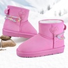 image:imageStelle Girls Winter Boots Warm Fur Lined Snow BootsTaffy Pink