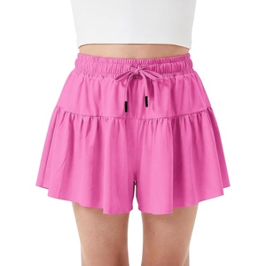 image:imageStelle Girls 2 in 1 Butterfly Shorts Flowy Athletic Shorts with PocketCotton Candy
