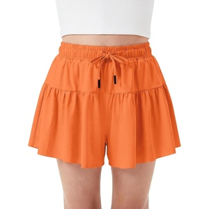 image:imageStelle Girls 2 in 1 Butterfly Shorts Flowy Athletic Shorts with PocketOrange