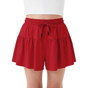 image:imageStelle Girls 2 in 1 Butterfly Shorts Flowy Athletic Shorts with PocketRed