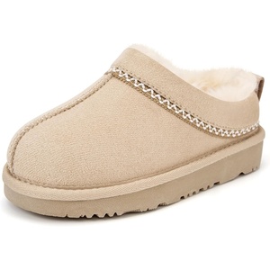 image:imageStelle Girls Slippers Kids Fuzzy House Shoes SlipOn Indoor OutdoorDune