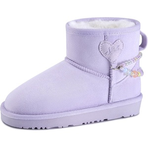 image:imageStelle Girls Winter Boots Warm Fur Lined Snow BootsLavender