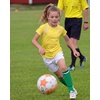 image:imageStelle Athletic Shirts for Girls Short Sleeve Soccer Active Tshirts KidsYellow