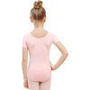 image:imageStelle Ballet Leotards for Girls Short Sleeve Gymnastics Dance Outfit 216YBallet Pink