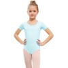 image:imageStelle Ballet Leotards for Girls Short Sleeve Gymnastics Dance Outfit 216YBlue