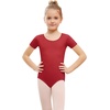 image:imageStelle Ballet Leotards for Girls Short Sleeve Gymnastics Dance Outfit 216YCrimson