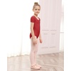 image:imageStelle Ballet Leotards for Girls Short Sleeve Gymnastics Dance Outfit 216YCrimson