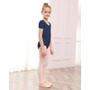 image:imageStelle Ballet Leotards for Girls Short Sleeve Gymnastics Dance Outfit 216YNavy