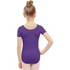 image:imageStelle Ballet Leotards for Girls Short Sleeve Gymnastics Dance Outfit 216YPurple