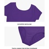 image:imageStelle Ballet Leotards for Girls Short Sleeve Gymnastics Dance Outfit 216YPurple