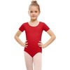 image:imageStelle Ballet Leotards for Girls Short Sleeve Gymnastics Dance Outfit 216YRed